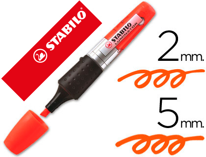 Marcador fluorescente Stabilo Boss Luminator tinta líquida naranja